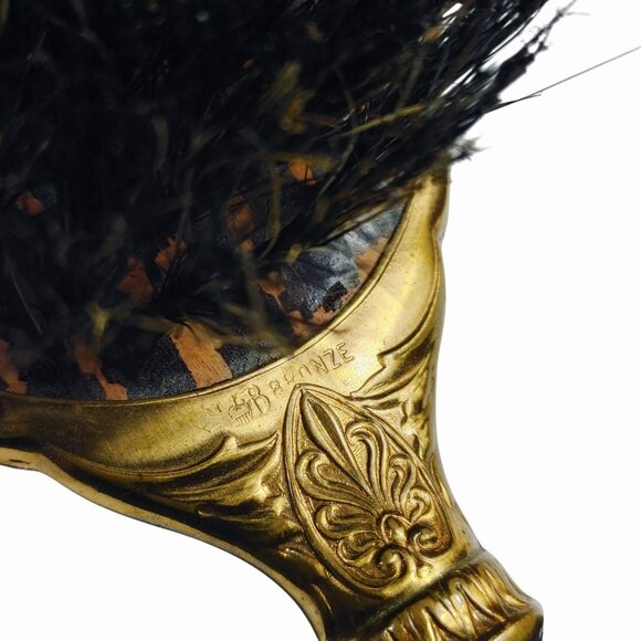 Saart Brothers Antique Hand Brush Empire Art Gold Natural Bristles Wood Bronze main image 10